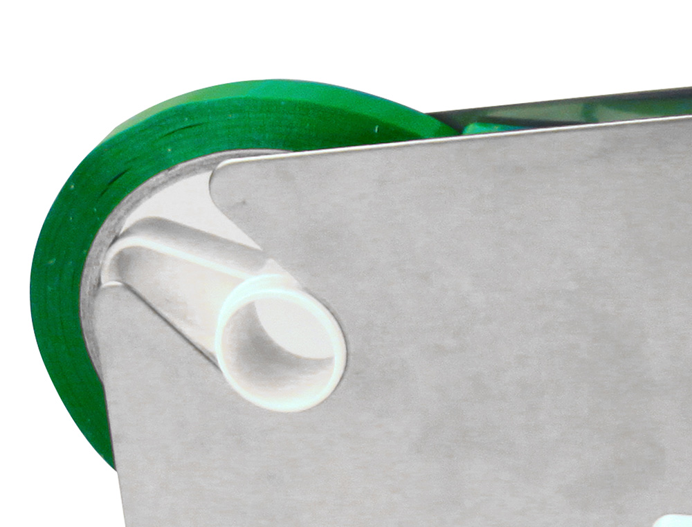 FITA ADESIVA Q-CONNECT 66M X 9MM VERDE PARA FECHAR SACOS