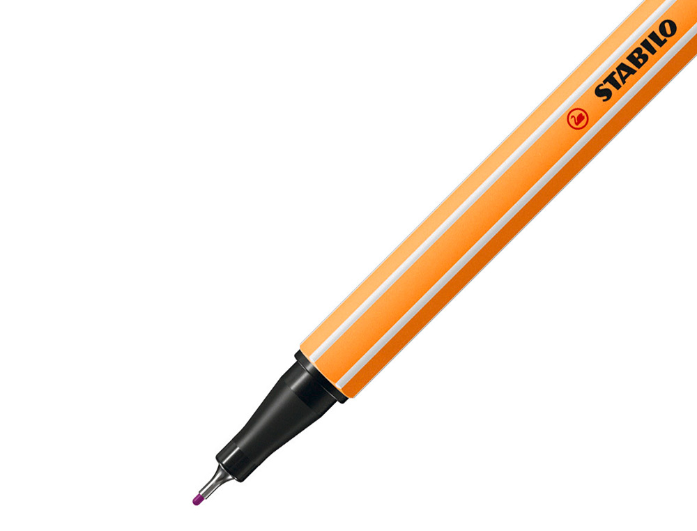 MARCADOR STABILO PONTA DE FIBRA POINT 88 LILAS 0,4 MM