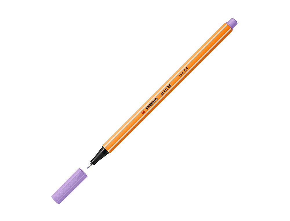 MARCADOR STABILO PONTA DE FIBRA POINT 88 LILAS CLARO 0.4 MM