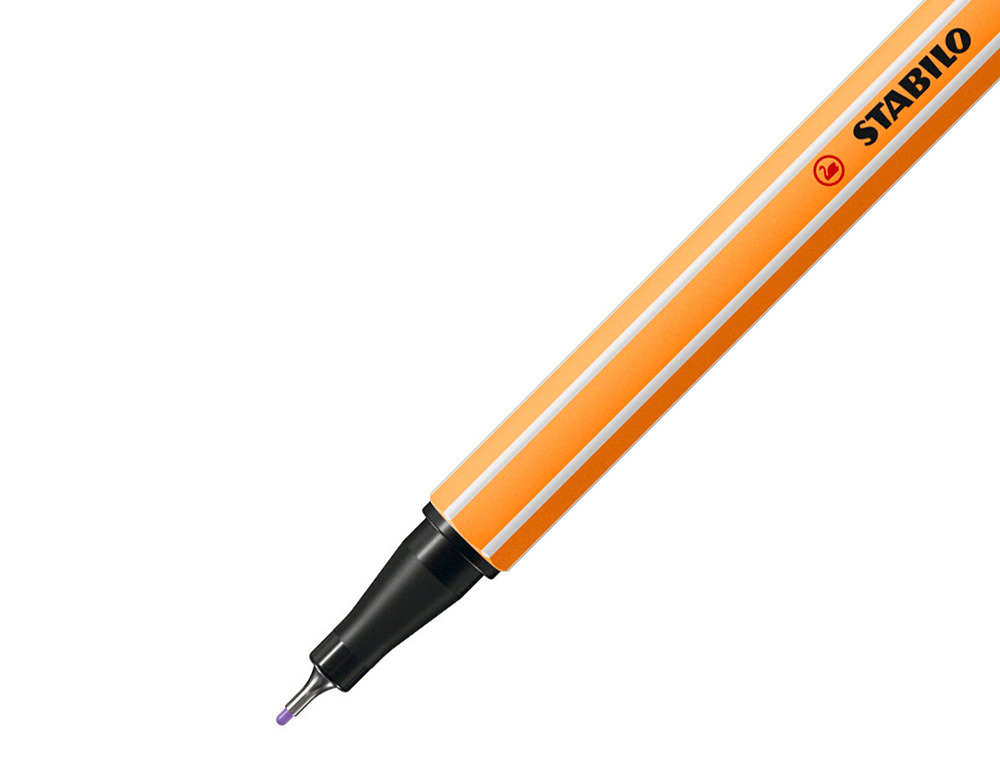 MARCADOR STABILO PONTA DE FIBRA POINT 88 LILAS CLARO 0.4 MM