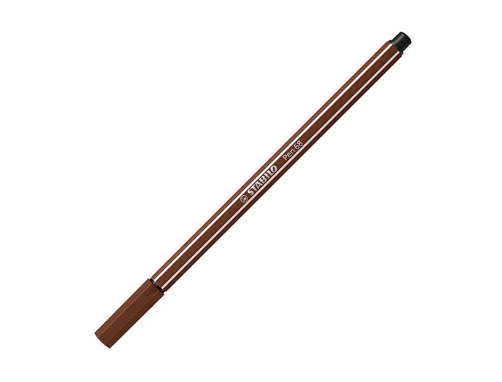 MARCADOR STABILO AGUARELAVEL PEN 68 CASTANHO 1 MM