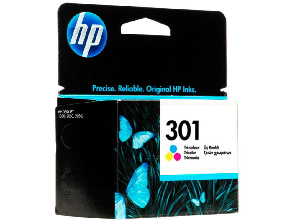 TINTEIRO HP 301 TRICOLOR
