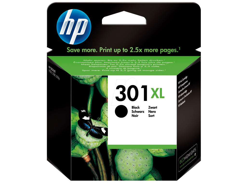 TINTEIRO HP 301 XL PRETO