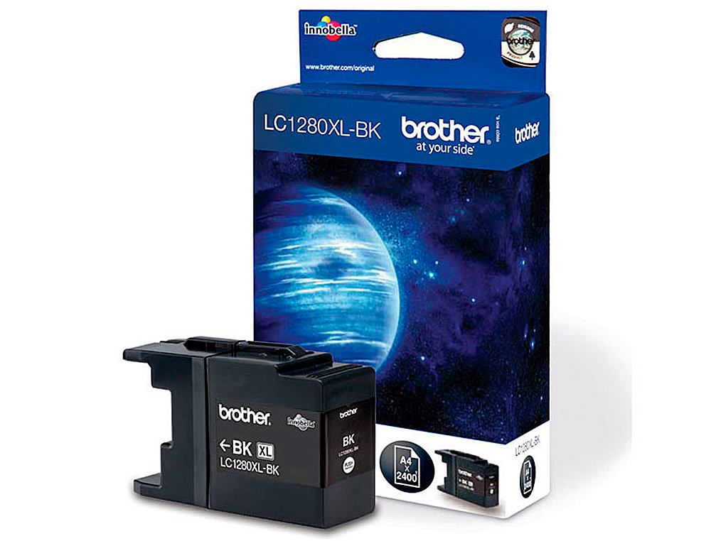 TINTEIRO BROTHER LC-1280XLBK PRETO -2,400PAG MFC-J6510DW MFC-J6710DW MFC-J6910DW