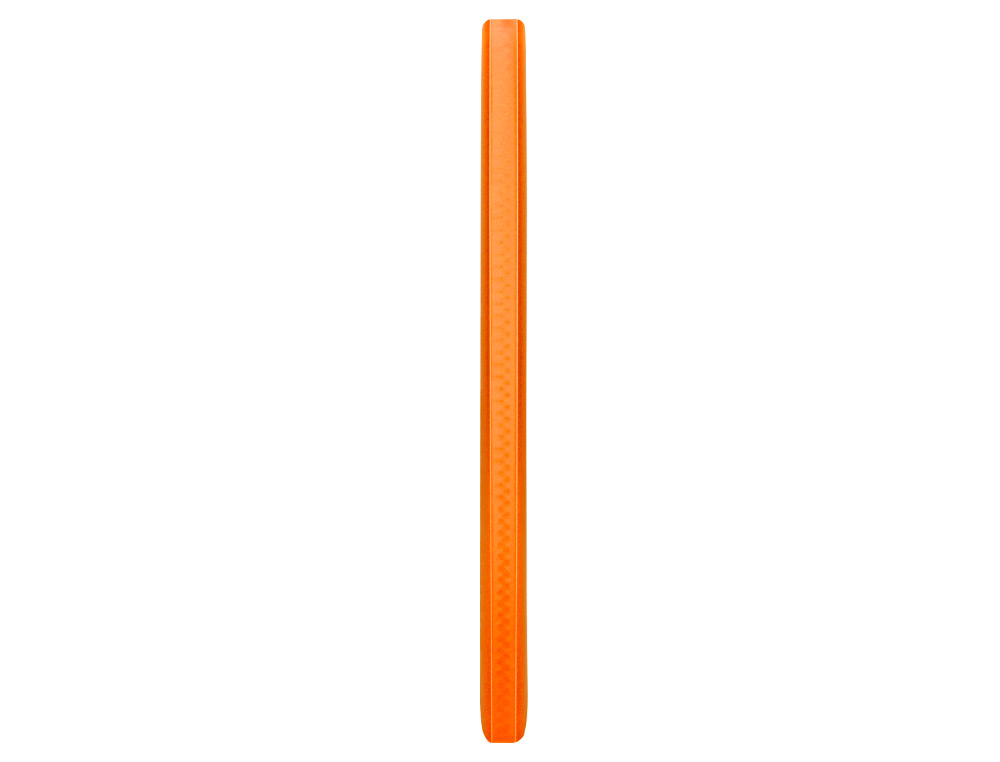 CAPA CATALOGO LIDERPAPEL 40 BOLSAS POLIPROPILENO DIN A4 TRASLUCIDA LARANJA FROSTY