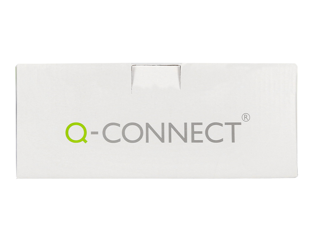ENCADERNADOR FASTENER Q-CONNECT PLASTICO D-CLIPS COR VERMELHO CAIXA DE 100 UNIDADES