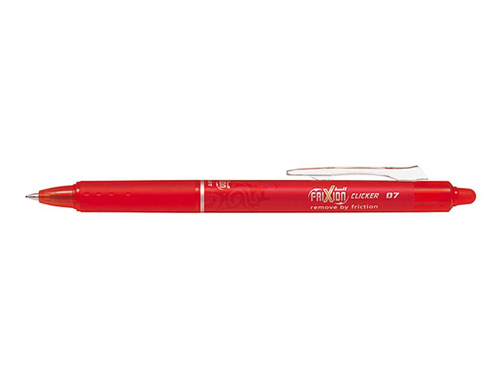 ESFEROGRAFICA PILOT FRIXION CLICKER APAGAVEL 0,7MM COR VERMELHO