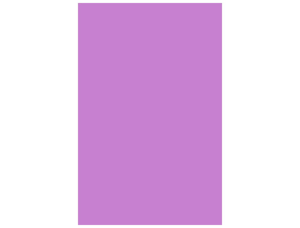 CARTOLINA GUARRO DIN A3 LILAS 185 GR PACK DE 50 FOLHAS