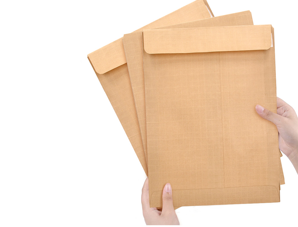 ENVELOPE LIDERPAPEL N.7 BOLSA KRAFT DIN C4 229X324 MM TIRA DE SILICONE PACK DE 25 UNIDADES