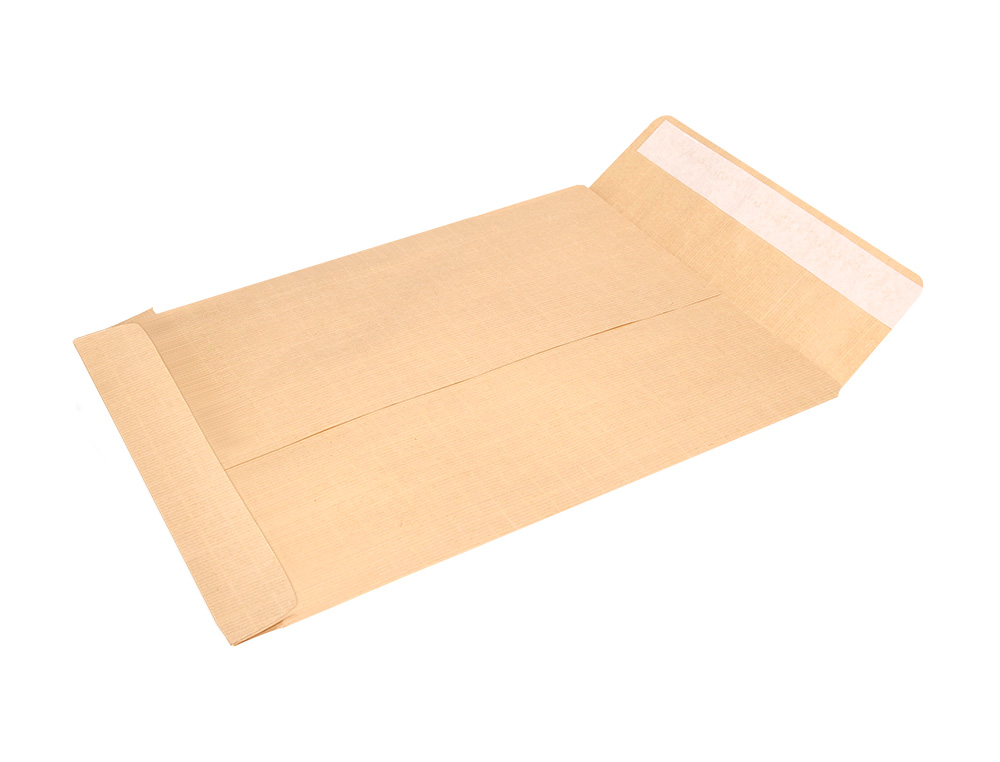 ENVELOPE LIDERPAPEL N.7 BOLSA KRAFT DIN C4 229X324 MM TIRA DE SILICONE PACK DE 25 UNIDADES