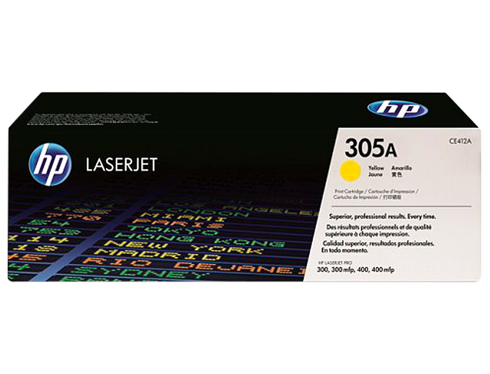 TONER HP 305A LASERJET M351/M451/M375/M475 AMARELO - 2600 PAG