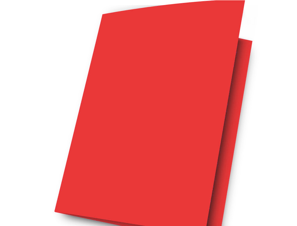 CLASSIFICADOR GIO CARTOLINA DIN A4 VERMELHO PASTEL 180 GR