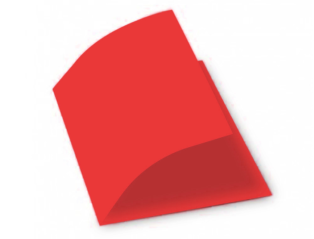 CLASSIFICADOR GIO CARTOLINA DIN A4 VERMELHO PASTEL 180 GR