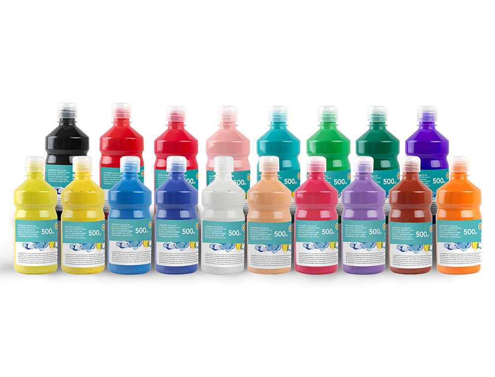 GUACHE ESCOLAR LIDERPAPEL 500 ML LILAS