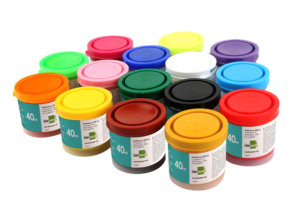 GUACHE LIDERPAPEL ESCOLAR 40 ML VIOLETA
