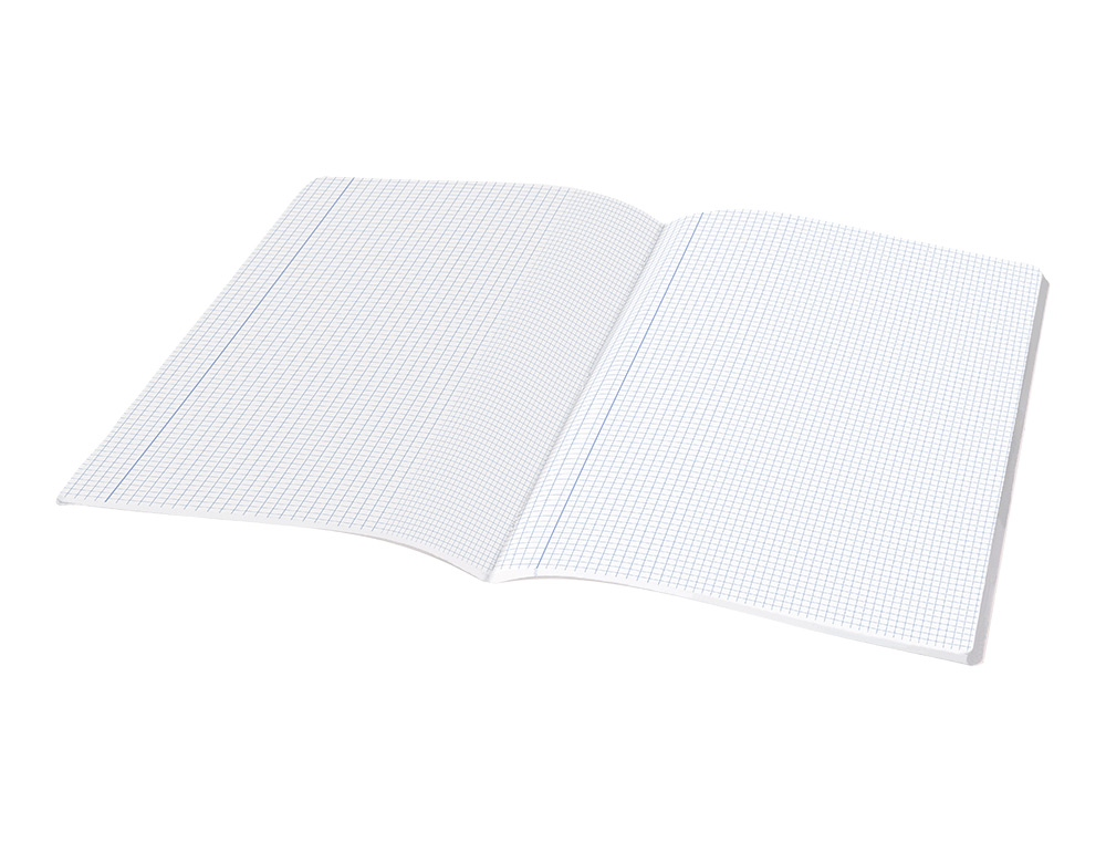 CADERNO AGRAFADO LIDERPAPEL SCRIPTUS DIN A4 48 F QUADRICULA 5MM 90 GR COM MARGEM CORES SORTIDOS