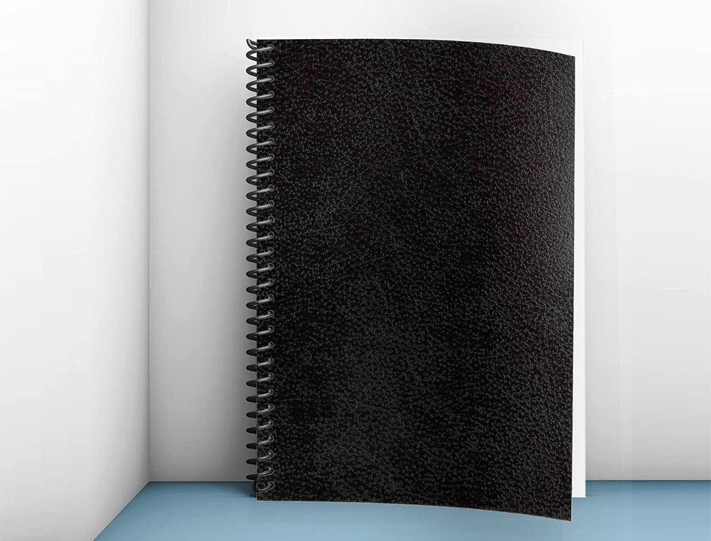 CAPA DE ENCADERNACAO LIDERPAPEL CARTAO DIN A4 1 MM PRETA PACK DE 50 UNIDADES