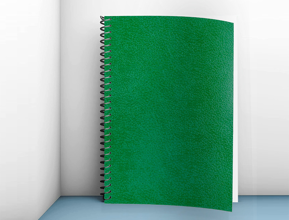 CAPA DE ENCADERNACAO LIDERPAPEL CARTAO DIN A4 1 MM VERDE PACK DE 50 UNIDADES