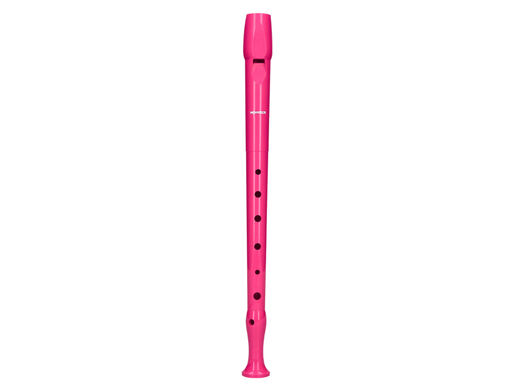 FLAUTA HOHNER 9508 COR ROSA BOLSA VERDE E TRANSPARENTE