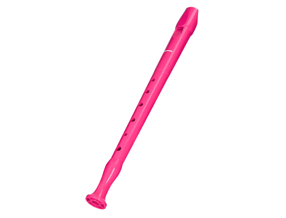 FLAUTA HOHNER 9508 COR ROSA BOLSA VERDE E TRANSPARENTE