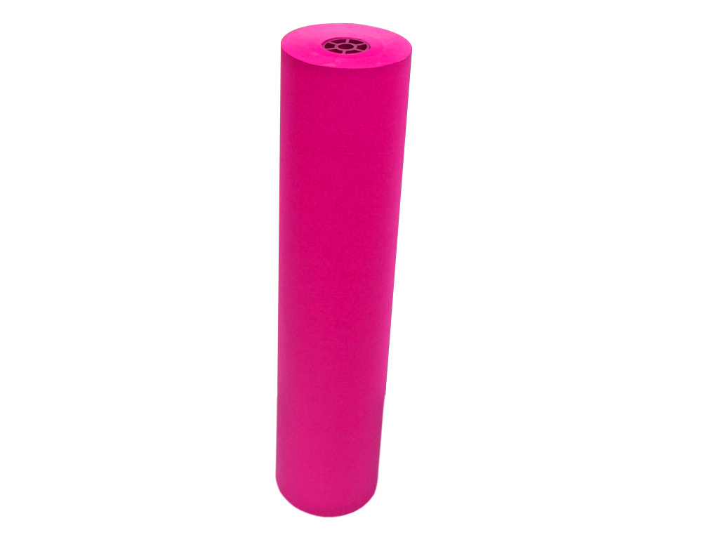 PAPEL KRAFT VERGE LIDERPAPEL FUCSIA BOBINE 10 KG
