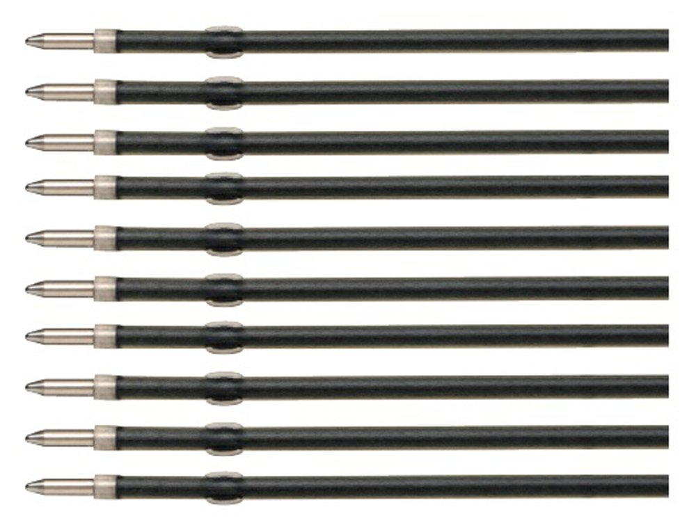 RECARGA ESFEROGRAFICA LIDERPAPEL GUMMY TOUCH RETRATIL 1,0 MM TINTA VIOLETA PACK 10 UNIDADES