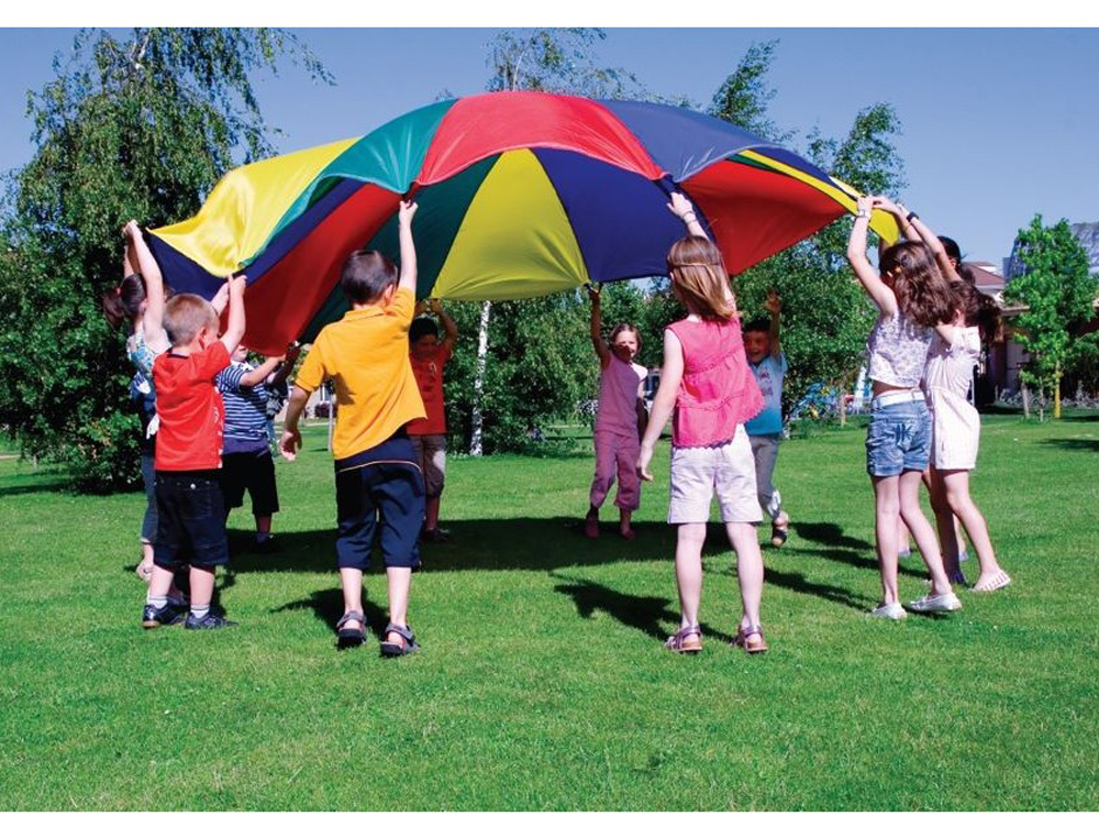 PARA-QUEDAS AMAYA DE NELON COM 12 ASAS CORES 3,50 M