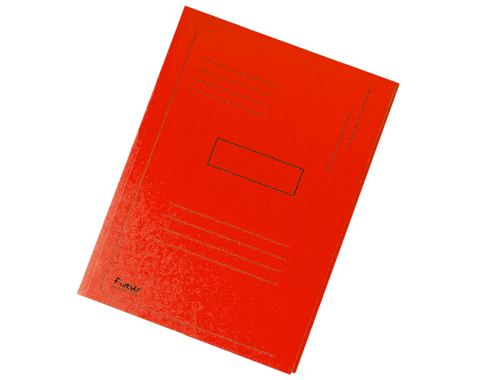 CLASSIFICADOR EXACOMPTA CARTOLINA RECICLADA DIN A4 VERMELHO 280GR COM 2 ABAS INTERIOR