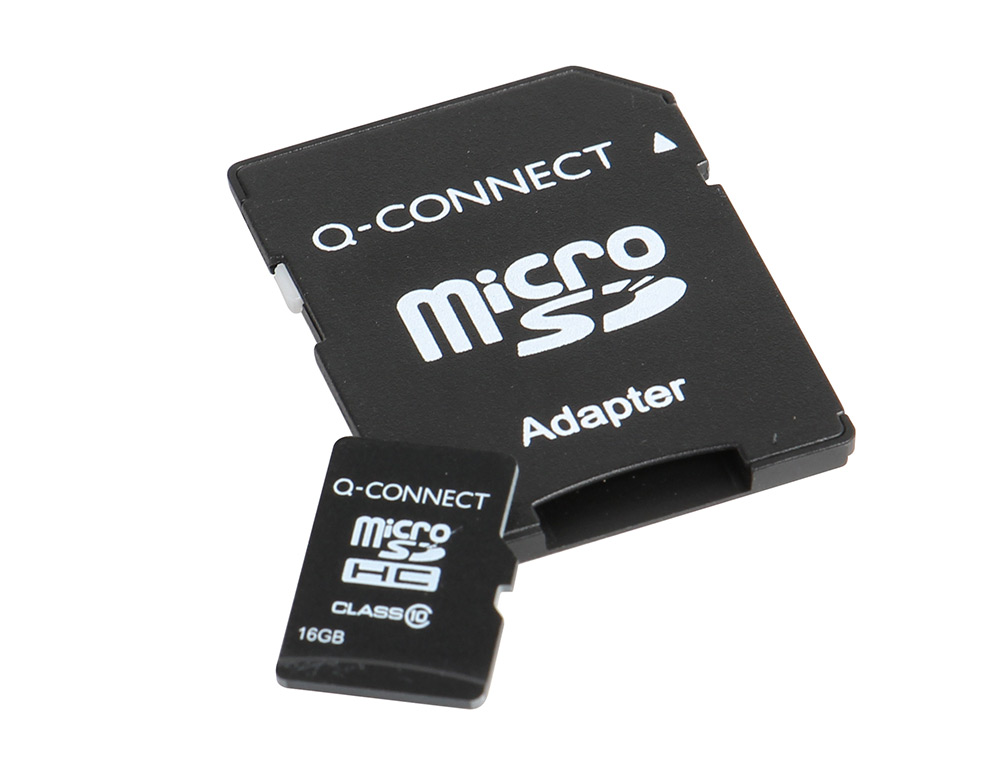 CARTAO DE MEMORIA SD MICRO Q-CONNECT FLASH 16 GB CLASSE 6 COM ADAPTADOR