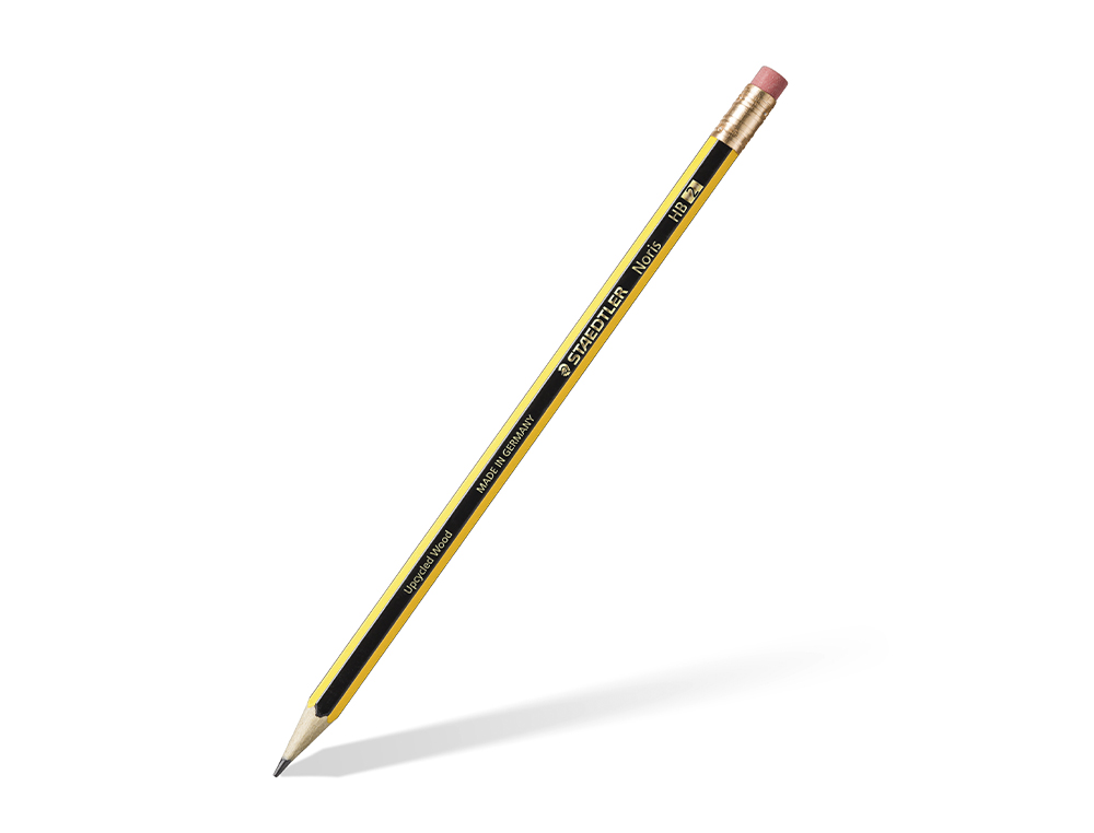 LAPIS DE GRAFITE STAEDTLER NORIS COM BORRACHA