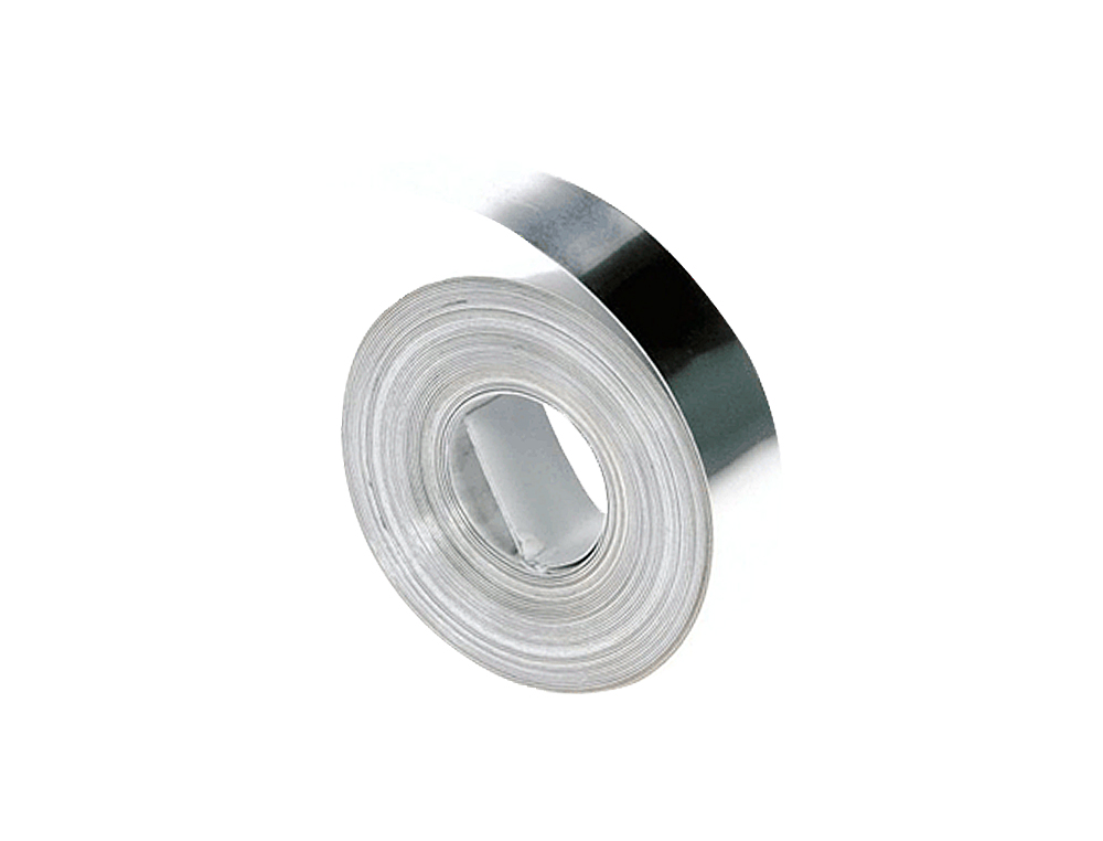 FITA DYMO ALUMINIO 12MM X 4,8MT SEM ADESIVO PARA ETIQUETADORA
