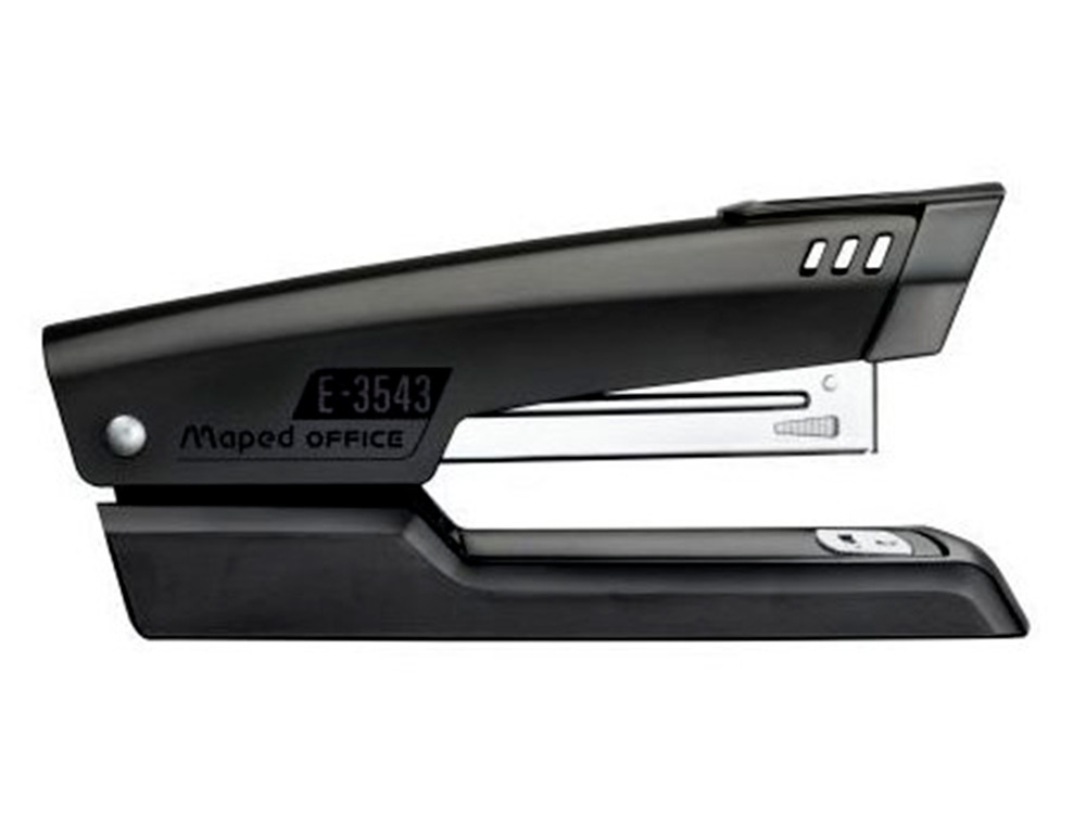 AGRAFADOR MAPED HALF STRIP ESSENTIALS METAL COR PRETO
