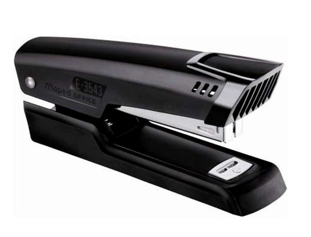 AGRAFADOR MAPED HALF STRIP ESSENTIALS METAL COR PRETO