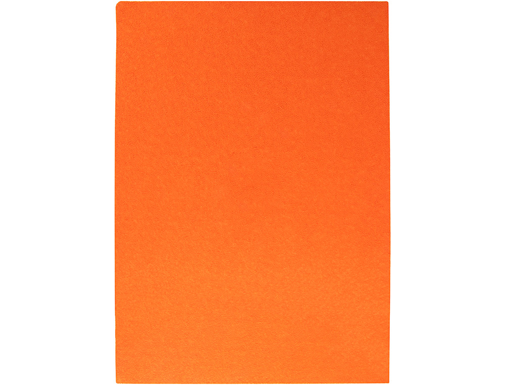 GOMA EVA LIDERPAPEL TEXTURA TOALHA LARANJA PLACA 50X70CM 60GR ESPESSURA 2MM