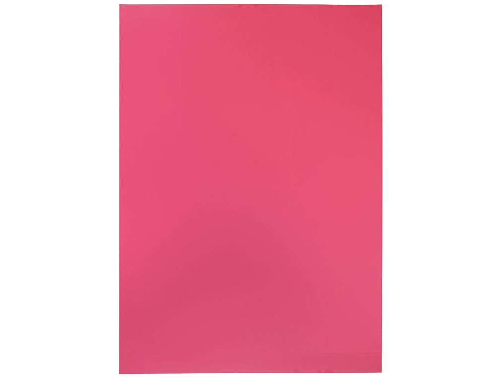 GOMA EVA LIDERPAPEL ROSA FLUORESCENTE PLACA 50X70CM 60GR ESPESSURA 2MM