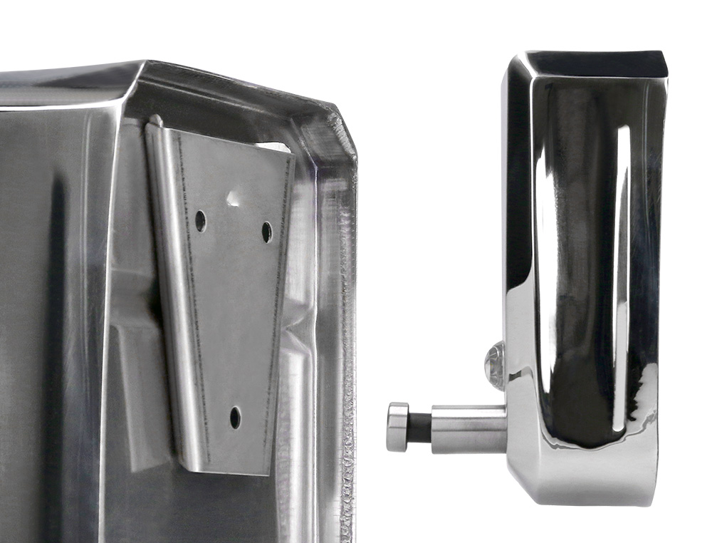 DISPENSADOR MANUAL Q-CONNECT DE SABAO 800 ML ACO INOXIDAVEL 178X114X56 MM