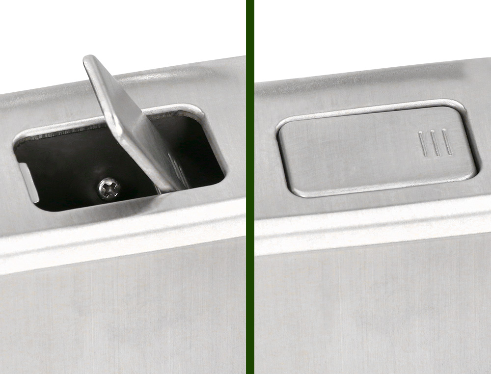 DISPENSADOR MANUAL Q-CONNECT DE SABAO 800 ML ACO INOXIDAVEL 178X114X56 MM