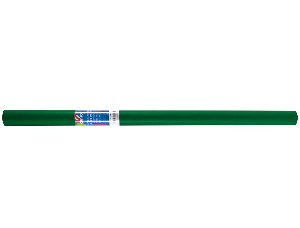 PAPEL KRAFT LIDERPAPEL ROLO VERDE MUSGO 5X1 MT 65 GR