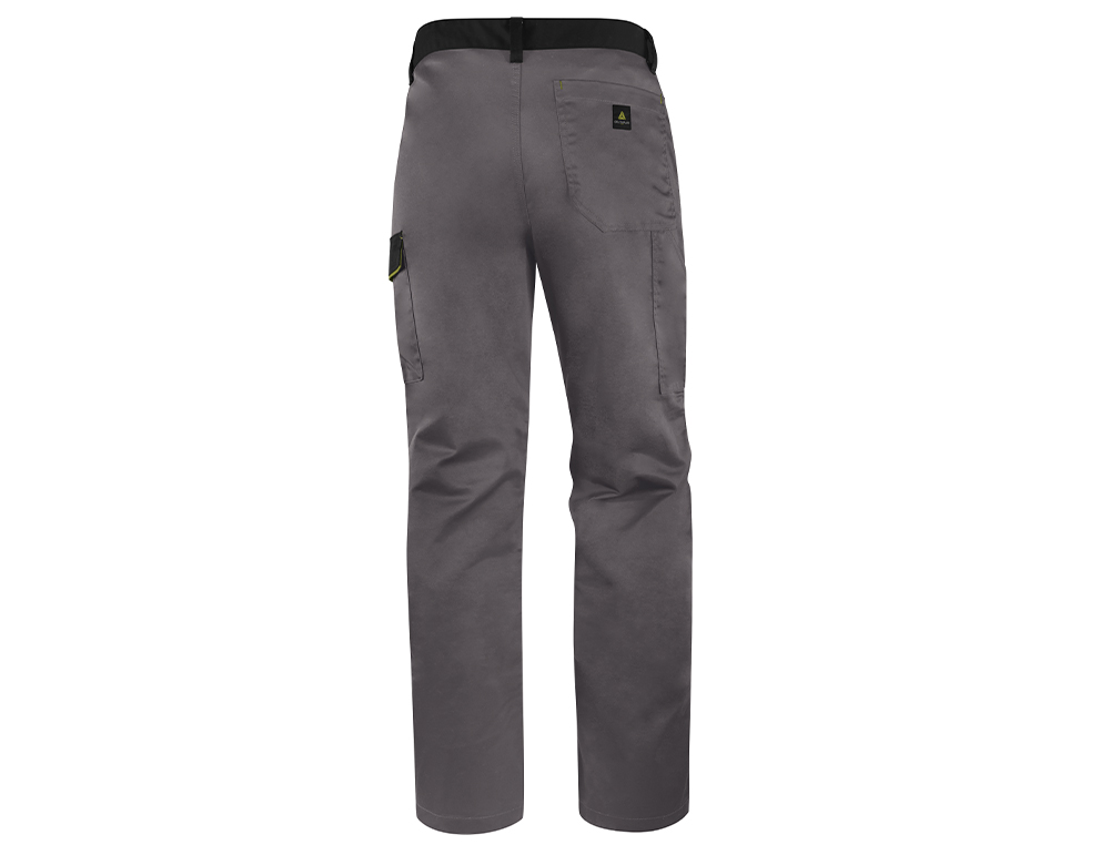 CALAS DELTAPLUS COM CINTURA AJUSTAVEL E 5 BOLSOS COR CINZA - VERDE TAMANHO XXL