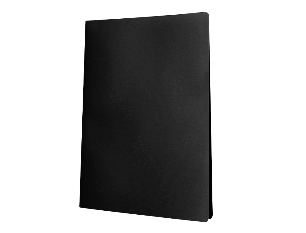 CAPA CATALOGO LIDERPAPEL 10 BOLSAS POLIPROPILENO FOLIO PRETO