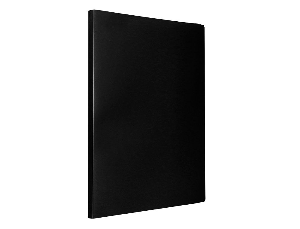 CAPA CATALOGO LIDERPAPEL 10 BOLSAS POLIPROPILENO FOLIO PRETO