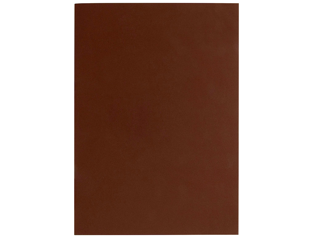 GOMA EVA LIDERPAPEL DIN A4 60 GR ESPESSURA 1,5MM CASTANHO PACK 10 FOLHAS