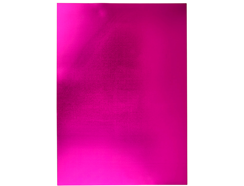 GOMA EVA LIDERPAPEL 50X70 CM ESPESSURA 2 MM METALIZADA ROSA