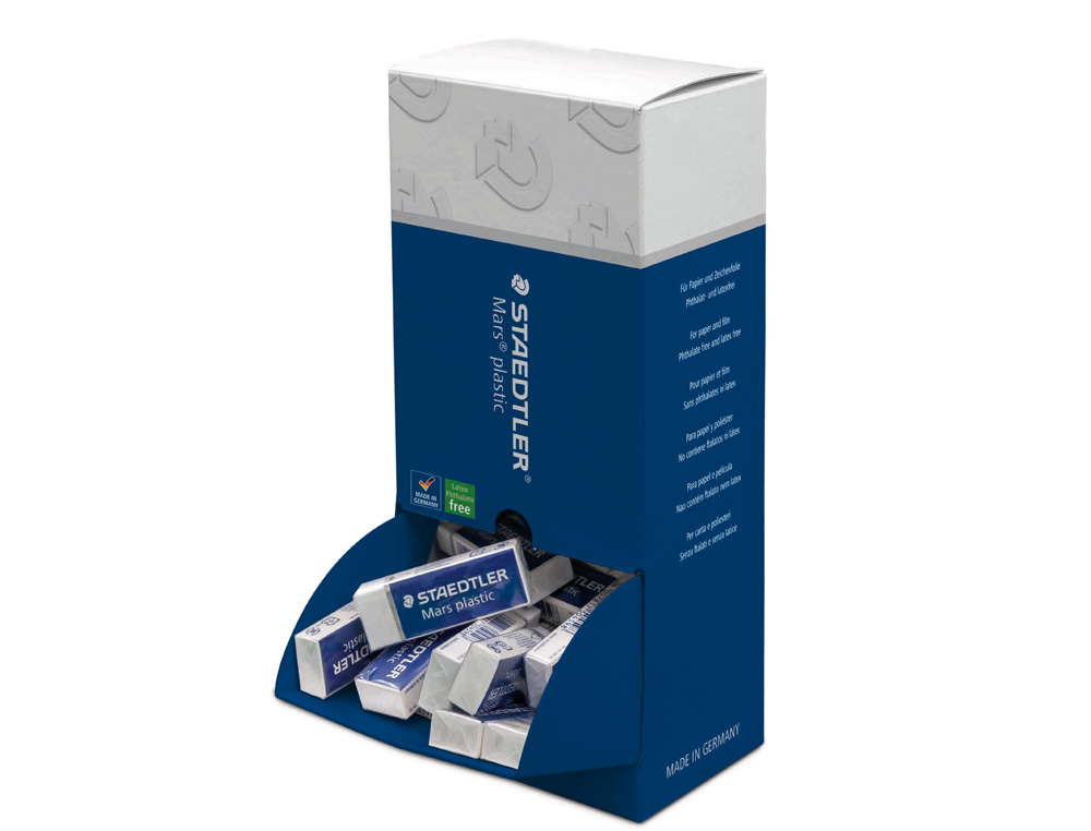GOMA STAEDTLER MARS PLASTIC 526/50 EXPOSITOR DE 40 UNIDADES