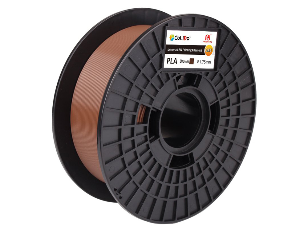 FILAMENTO 3D COLIDO GOLD PLA 1,75 MM 1 KG CASTANHO