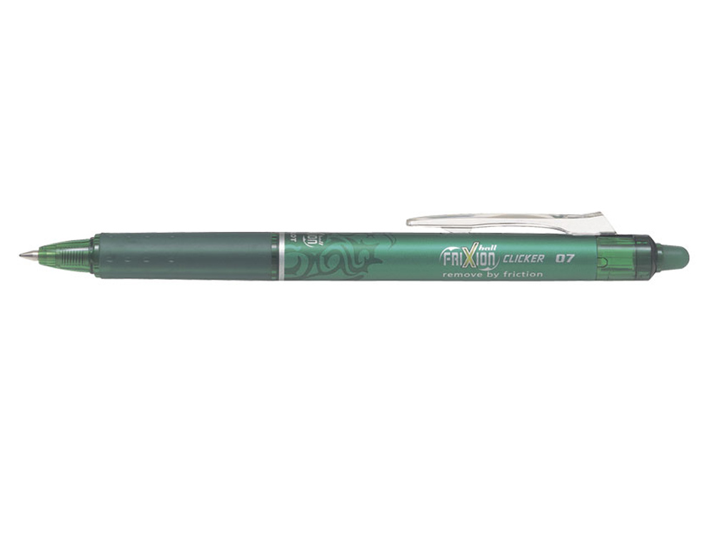 ESFEROGRAFICA PILOT FRIXION CLICKER APAGAVEL 0,7 MM COR VERDE LIMA EM BLISTER