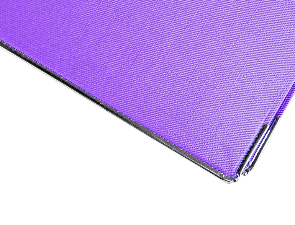 PASTA DE ARQUIVO DE ALAVANCA LIDERPAPEL DOCUMENTA PVC FOLIO LOMBADA 75 MM LILAS