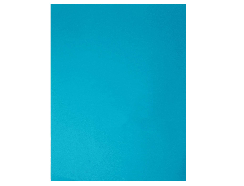 CARTOLINA GUARRO 50X65 CM 185 GR AZUL CARIBE