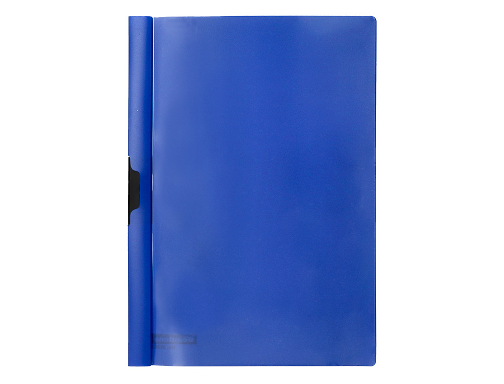 PASTA DOSSIER C/CLIP LATERAL, P/25 FOLHAS, AZUL (PACK C/10)