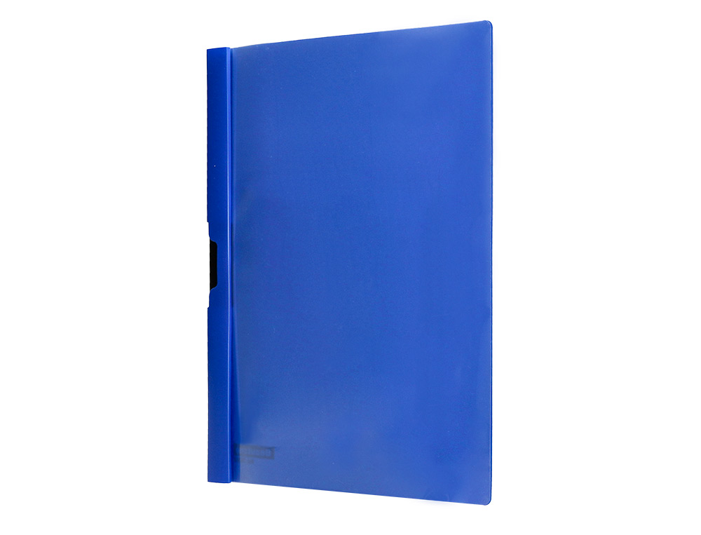 PASTA DOSSIER C/CLIP LATERAL, P/25 FOLHAS, AZUL (PACK C/10)